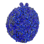 Boutique de fgg luz azul safira flor cristal sacos de noite para festa de casamento feminino strass bolsas nupcial saco de embreagem