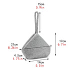 Strass macios pequenos sacos de noite diamantes dia embreagem zíper bolso bolsa de dinheiro com preto ouro prata sacos