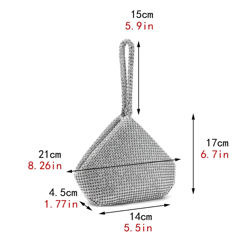 Strass macios pequenos sacos de noite diamantes dia embreagem zíper bolso bolsa de dinheiro com preto ouro prata sacos