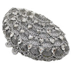 Boutique de fgg luz azul cristal sacos de embreagem para mulheres pavão noite bolsa nupcial casamento strass minaudiere bolsas saco