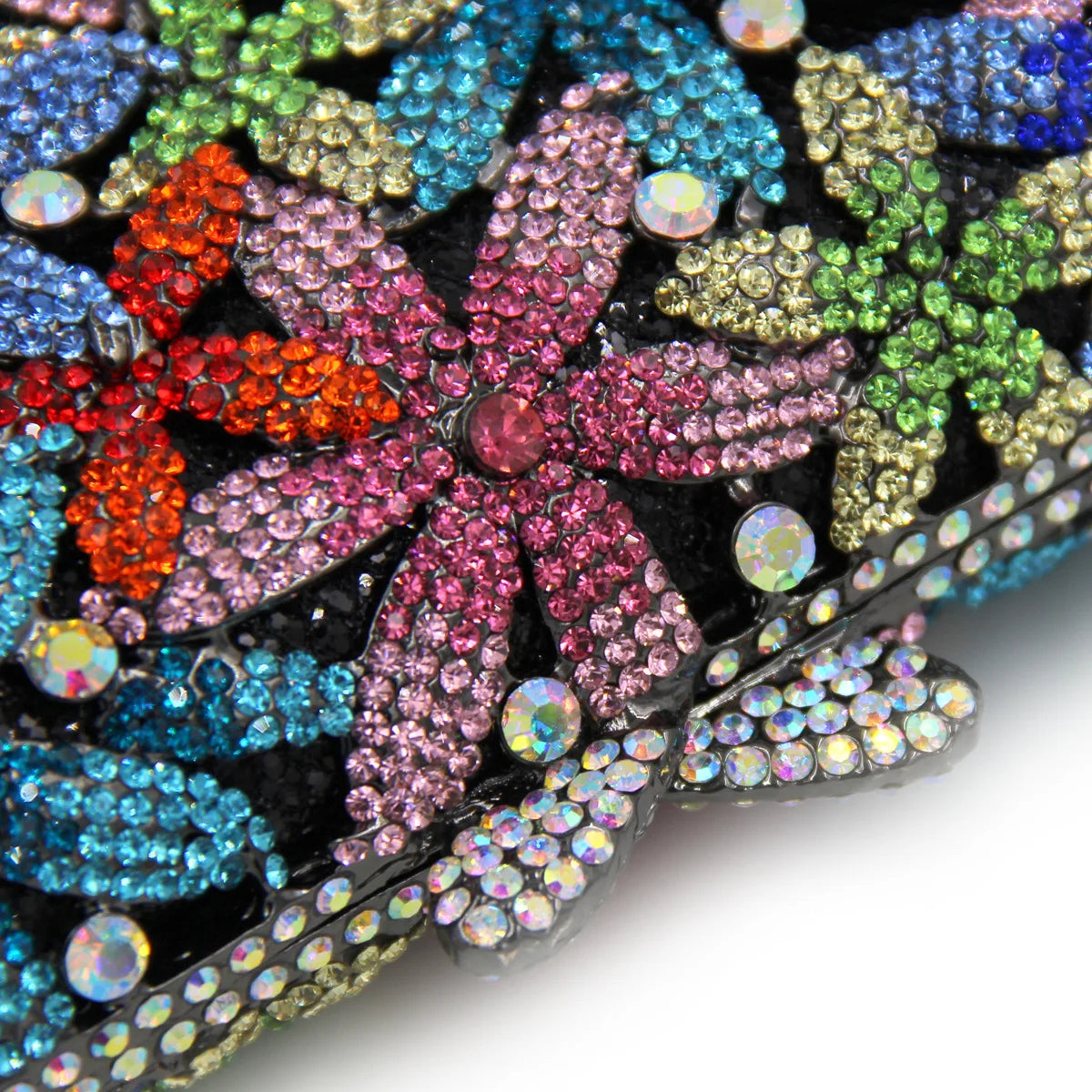 Diamante vazio metal cristal jantar saco diamante embreagem diamante brilhante cristal-incrustado noite saco de embreagem cartera de fiesta
