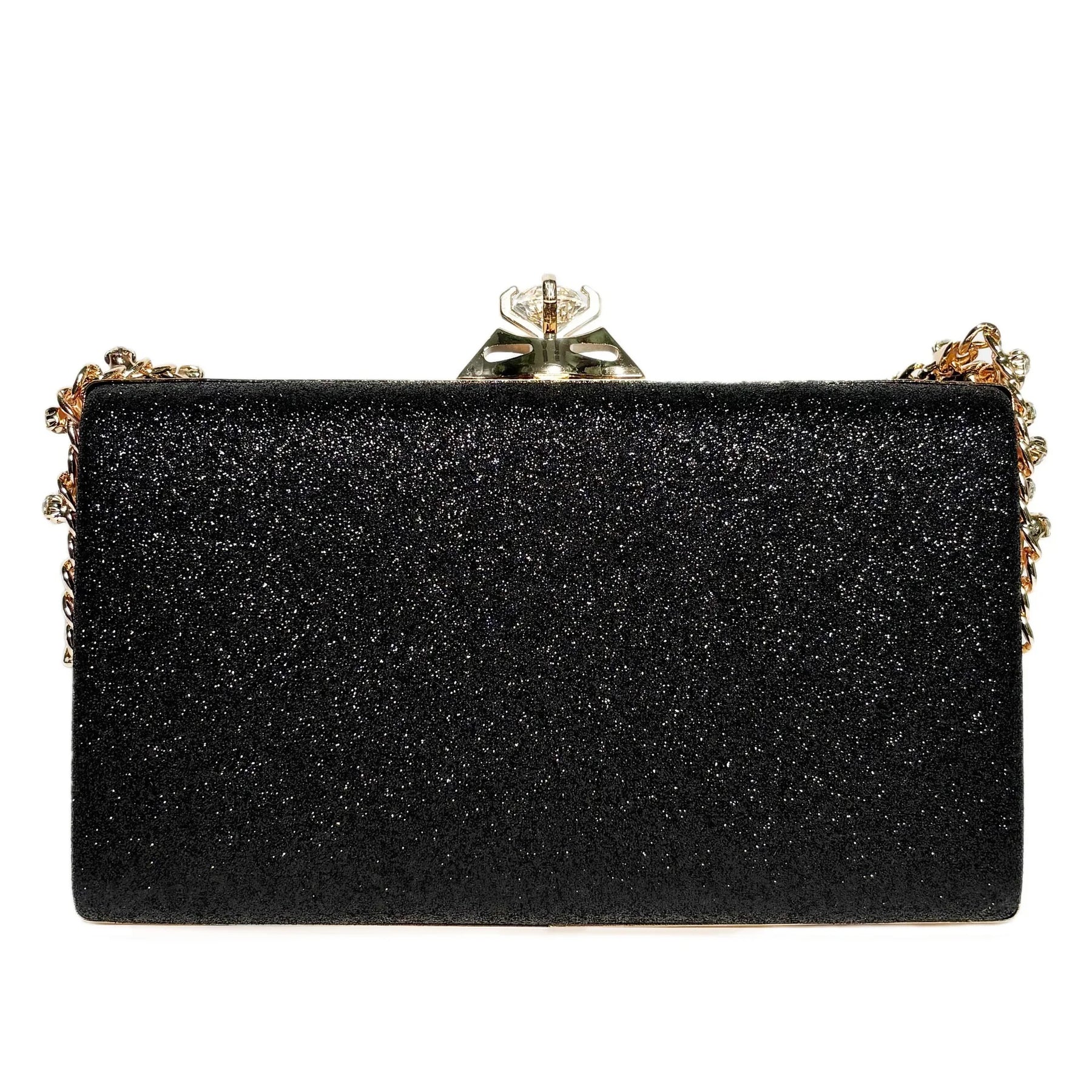 Bolsa de ombro feminina com diamante brilhante, bolsa de ombro para festa à noite, alça única, bolsa de casamento brilhante, versátil, material rígido