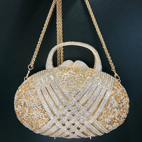Nova chegada diamante cravejado noite banquete saco cross-border estilo europeu e americano saco de mão com ombro único clutc