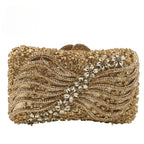 Clutch Cristal Butterfly Honey