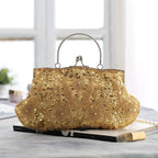 Bolsa de design de lantejoulas para mulheres, grande capacidade, portátil, frisada, bolsa de casamento, acessórios de moda