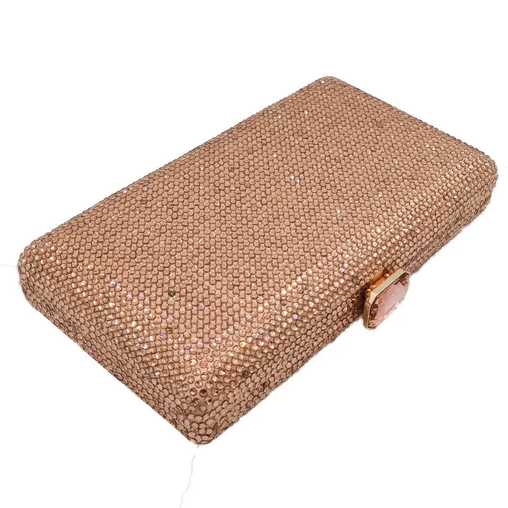 Fgg bolsa de noite cor sólida bolsa de diamante europeia e americana bolsa de banquete bolsa de noiva bolsa de mão de diamante material duro