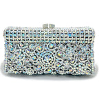 Bolsa feminina feita à mão de cristal, bolsa de mão para noite, vintage, banquete, festa de casamento, designer, elegante, vestido, presente
