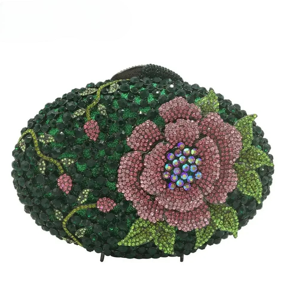 Clutch Cristal Floral Meliara