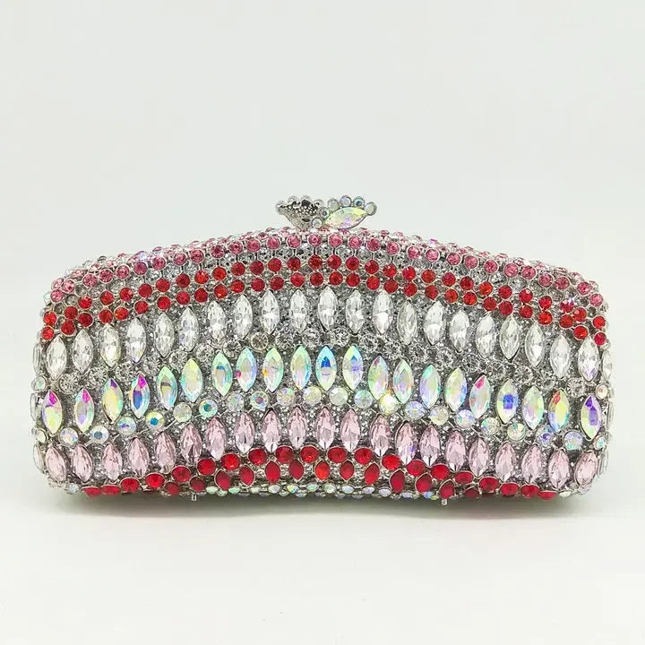 Boutique De Fgg-Embreagem De Cristal Azul Marinho Para Mulheres, Bolsas De Noite, Bolsas De Strass De Noiva, Bolsas De Festa De Casamento
