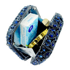 Feminino maquiagem mini caso de luxo designer bolsas cristal vidro banquete sacos strass jantar bolsa embreagem sacos festa do vintage