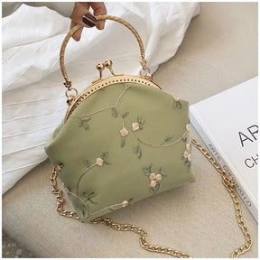 Vintage bordado rendas flores concha bloqueio bolsas para mulheres saco de casamento pequena corrente feminina ombro crossbody saco franja sacos