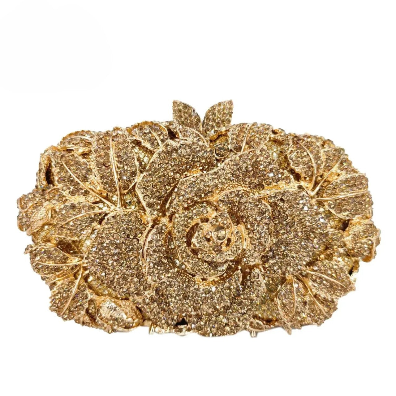 Clutch Cristal Floral Jade