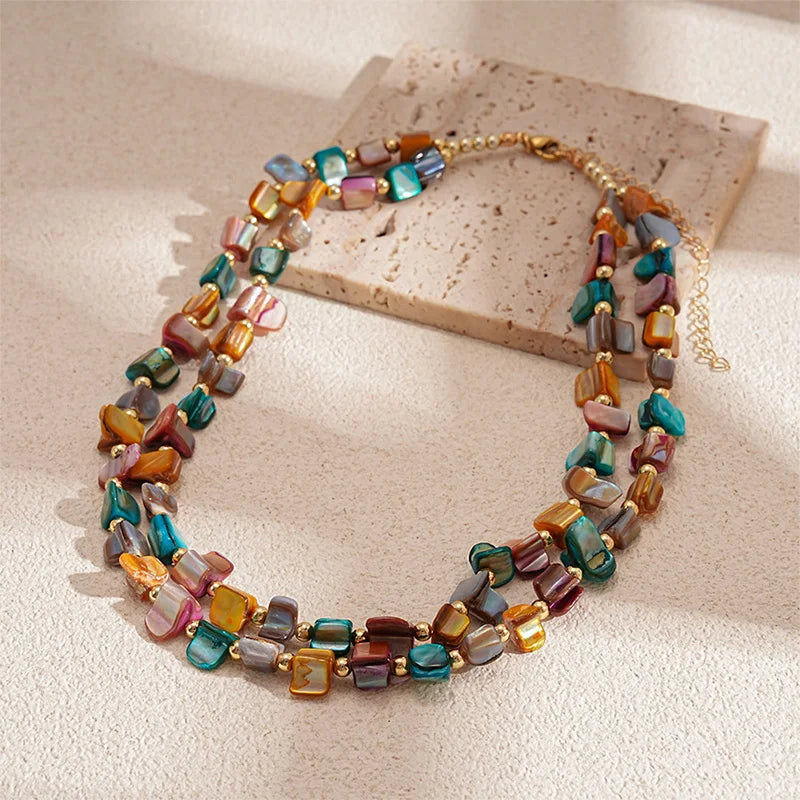 Irregular exagerar colorido colar feminino tendência moda jóias delicado geometria acessórios presentes de festa elegante rg456