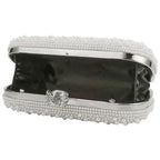 Bolsas de noite femininas pérola frisado bolsa embreagem casamento nupcial garras festa baile senhora crossbody bolsa ombro