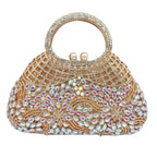 Bolsa de jantar de diamante grande capacidade ombro crossbody oco strass bolsa feminina banquete bolsa de embreagem