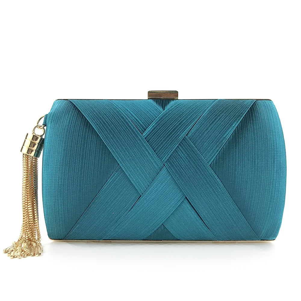 2024 nova moda feminina sacos de noite borla senhoras bolsa embreagem ombro corrente festa casamento bolsas sacos