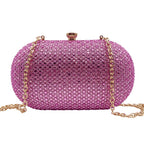 2024 bolsas de noite de luxo para mulheres – bolsa de embreagem de strass com decorações de cristal, bolsa de festa de casamento