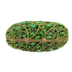Bolsa de Noite Vintage Verde Oliva em Cetim com Alça Superior, Clutch Elegante para Casamento e Festa, Venda Quente 2025