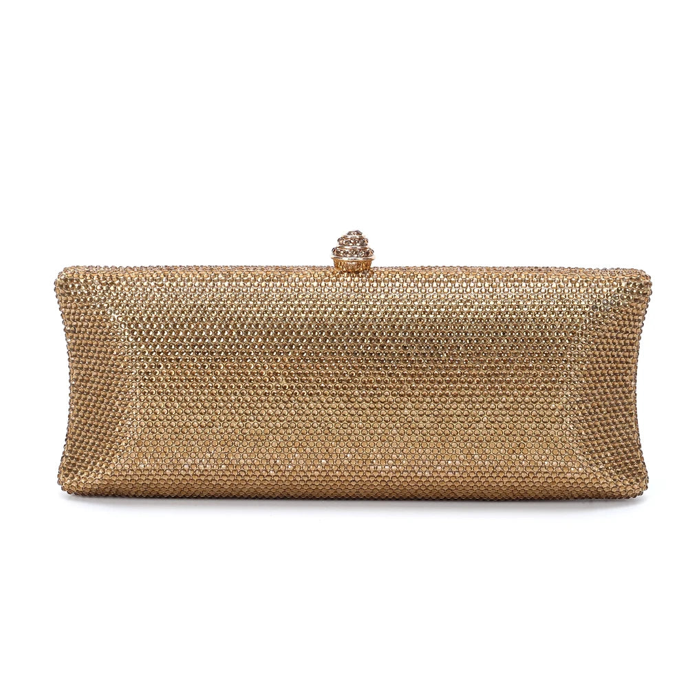 XIYUAN-Saco de embreagem de diamante de cristal colorido para mulheres, bolsa noturna para jantar, casamento, bolsa nupcial, 25 cores, mais vendido