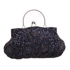 Bolsa de design de lantejoulas para mulheres, grande capacidade, portátil, frisada, bolsa de casamento, acessórios de moda