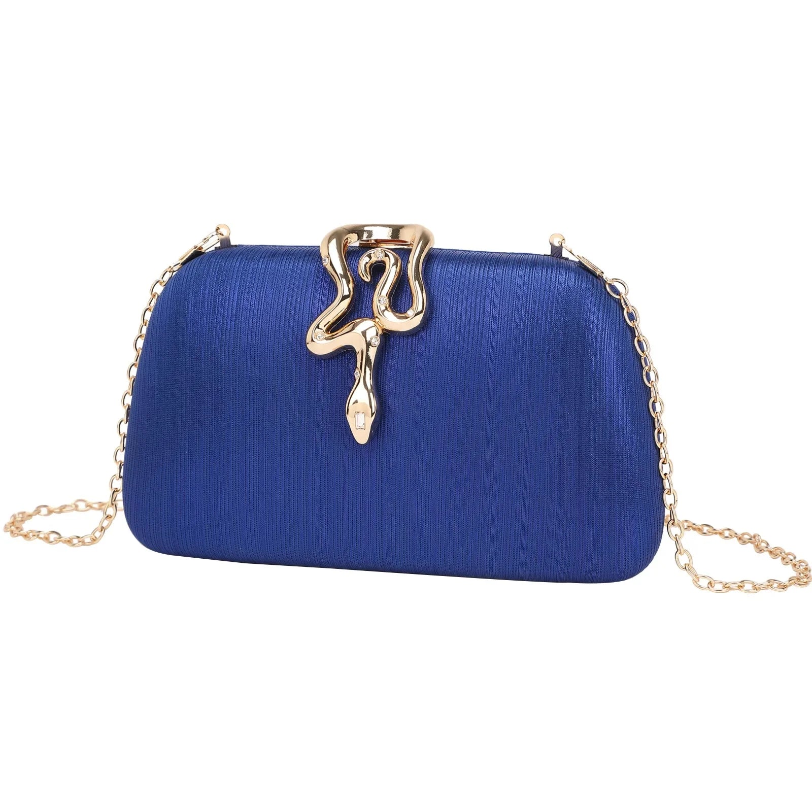 Moda cobra bloqueio saco de embreagem versátil festa noite bolsa vestido código saco crossbody para todas as ocasiões