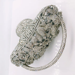 Xiyuan cristal grande casamento noite embreagens diamante alça superior presente bolsa senhora alça longa bolsas pedras bolsa de embreagem festa