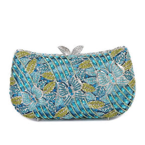 Oco para fora das mulheres saco de noite ouro cristal banquete bolsa luxo diamante embreagem bolsa casamento noiva sacos elegante jantar saco