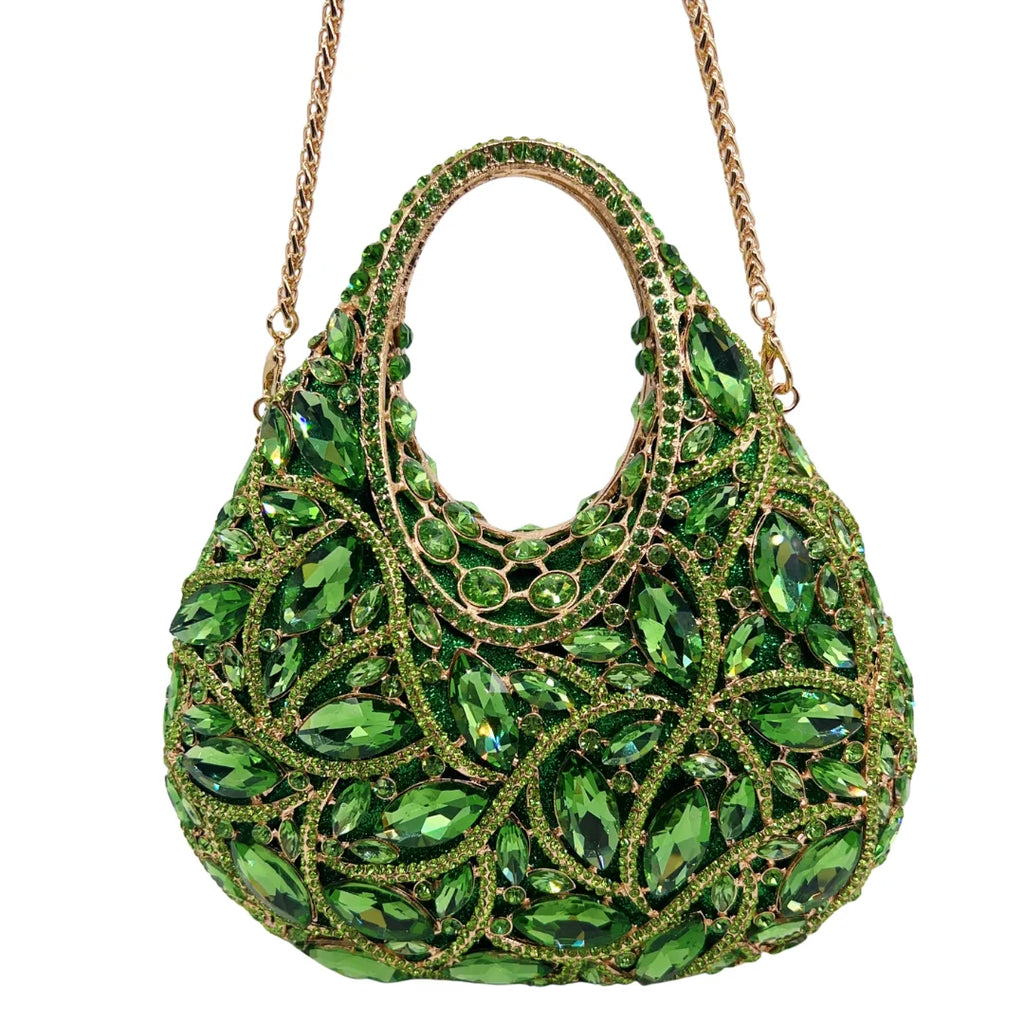 Bolsa de Noite Vintage Verde Oliva em Cetim com Alça Superior, Clutch Elegante para Casamento e Festa, Venda Quente 2025