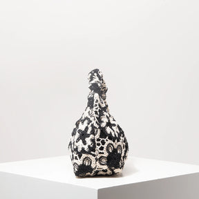 Bolsa de tecido oco com padrão, bolsas de praia boêmia para mulheres, conjunto de crochê, acessórios de praia femininos, Trav Must Haves (padrão aleatório)