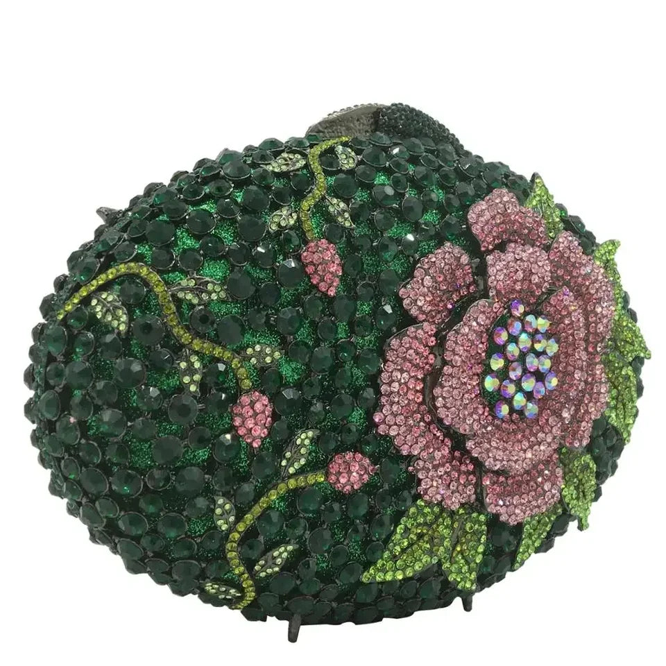 Clutch Cristal Floral Meliara