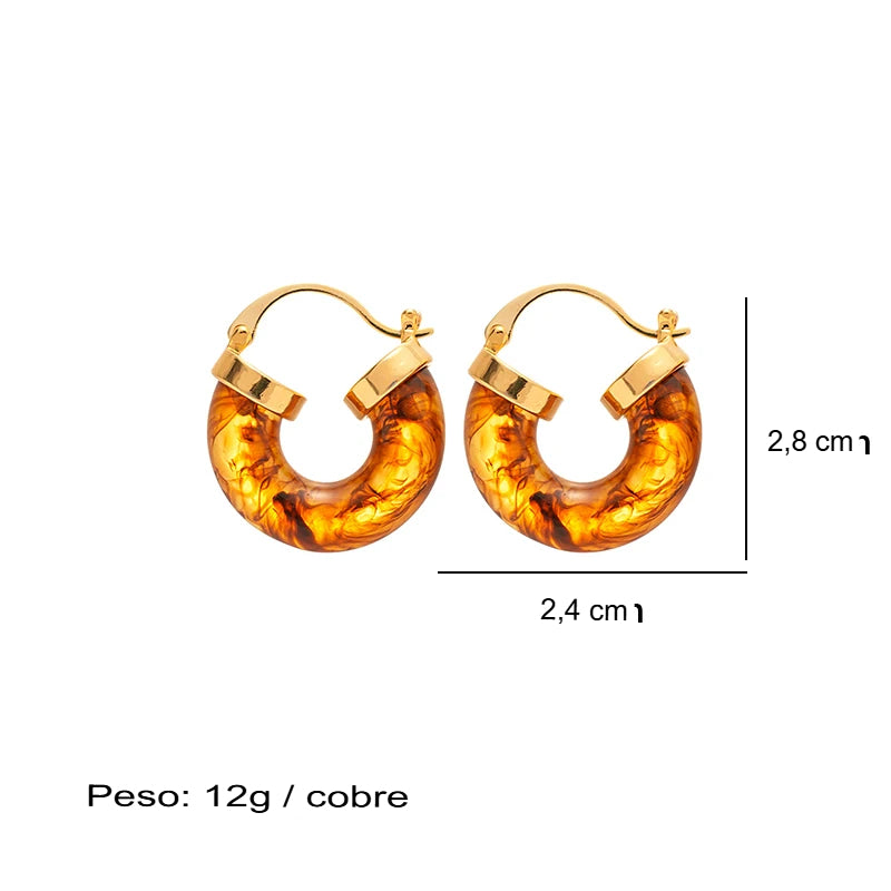 Brincos Margot de Amber