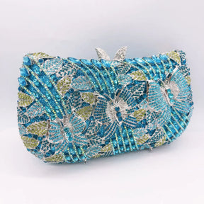 Oco para fora das mulheres saco de noite ouro cristal banquete bolsa luxo diamante embreagem bolsa casamento noiva sacos elegante jantar saco