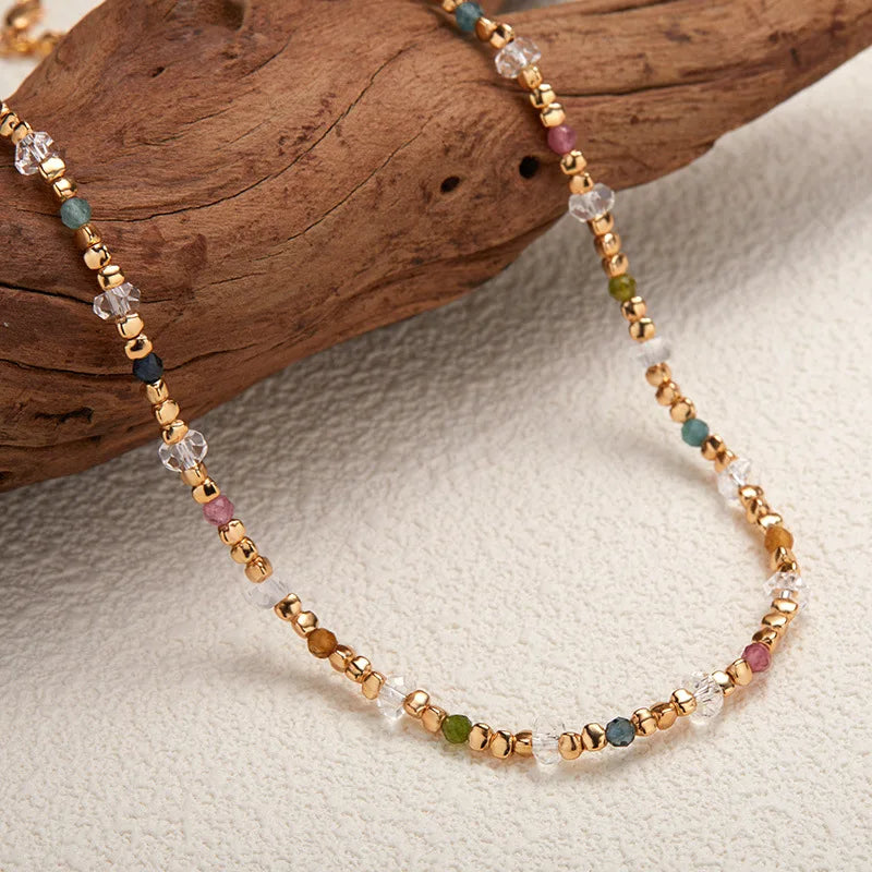 Turmalina natural cristal branco s925 prata frisada conjuntos de jóias com colar e pulseira para mulher delicado presente de luxo