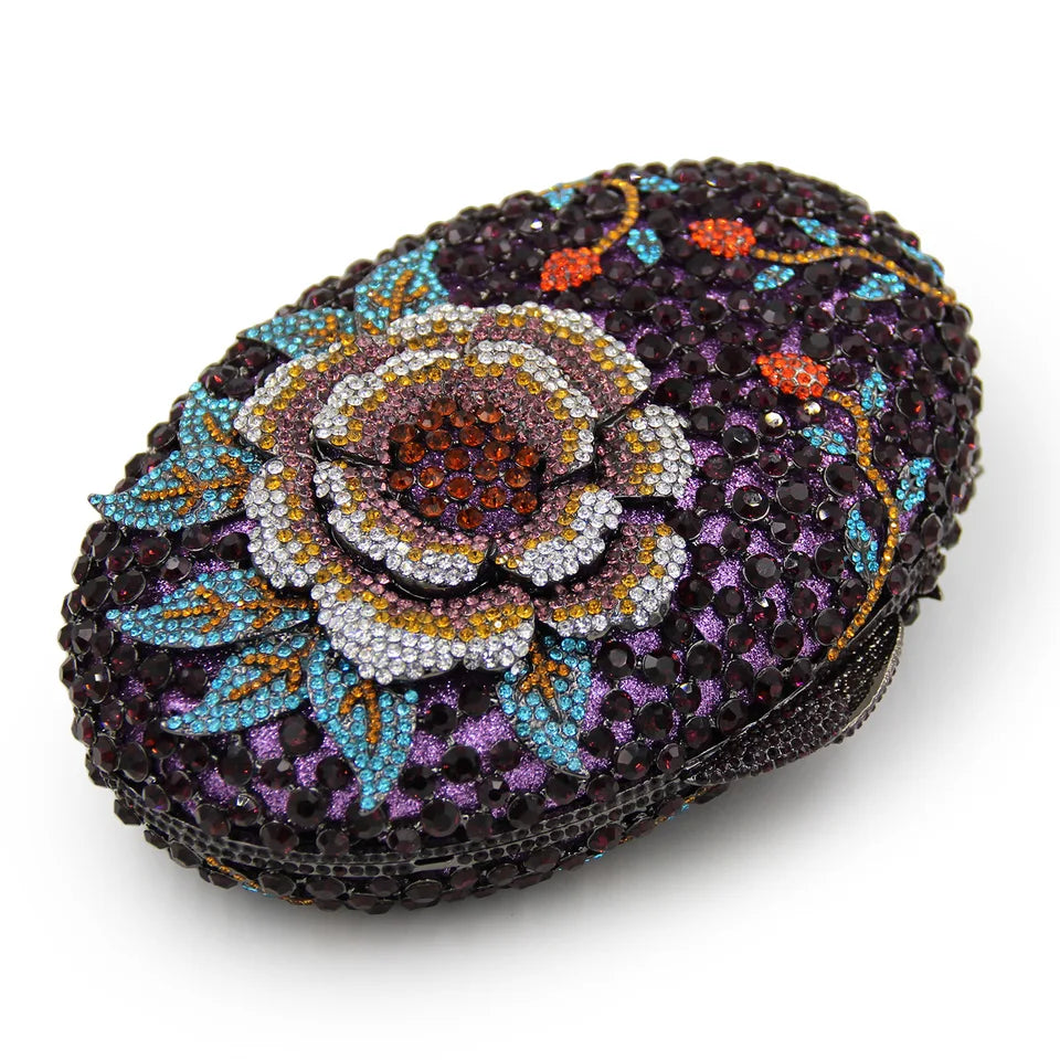 Clutch Cristal Floral Meliara