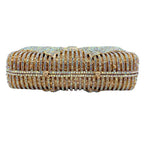 Bolsa de diamante em forma de arco de luxo de alta qualidade, festa de casamento de diamante, bolsa, bolsa de noite, embreagem de cristal