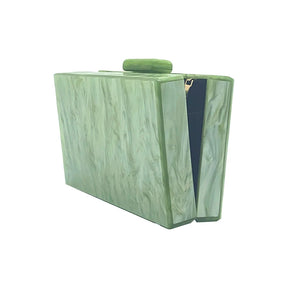 Bolsa crossbody acrílica para mulheres, bolsas de luxo, bolsa de moedas, verde puro, bolsa de ombro fofa, marca de moda, nova, 2022