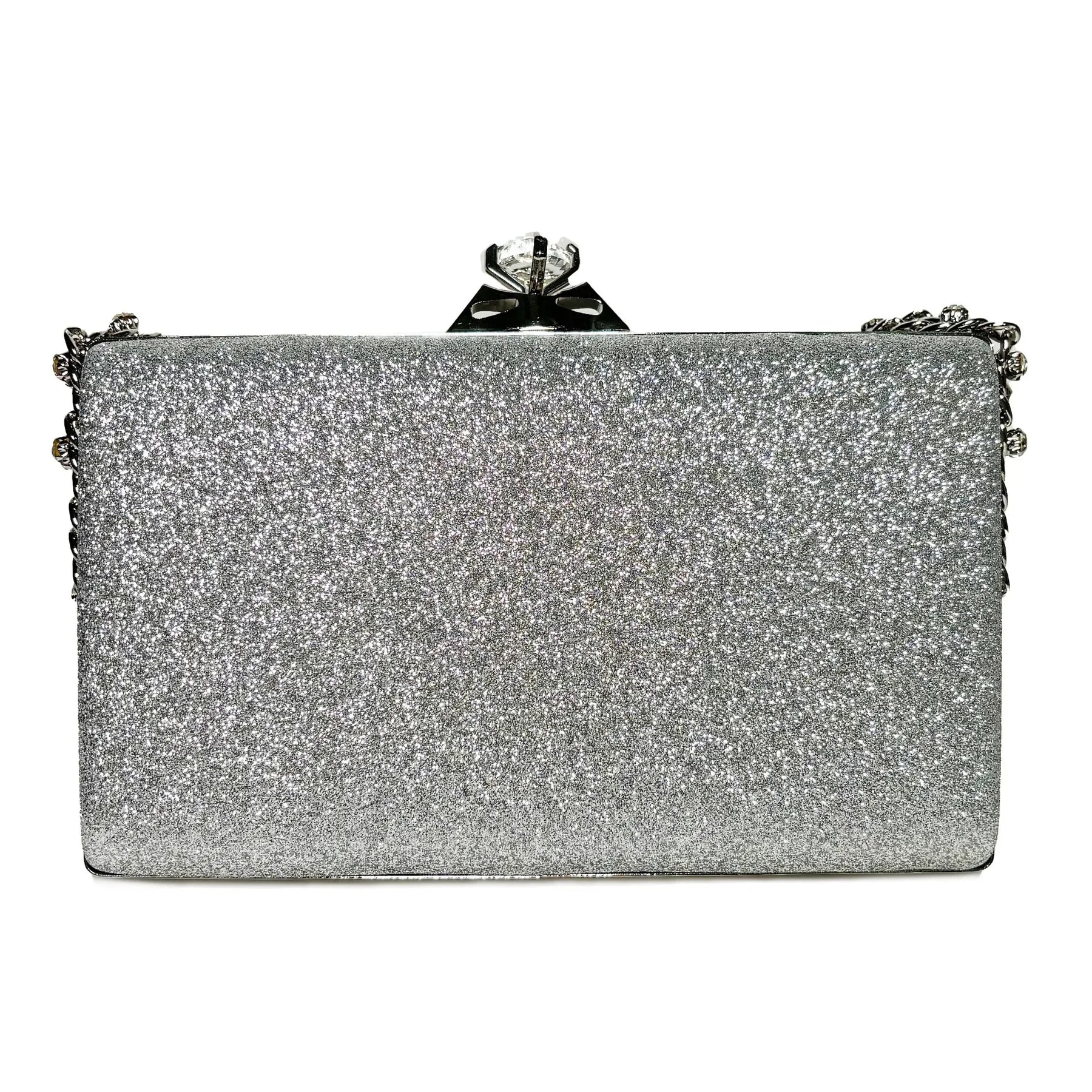 Bolsa de ombro feminina com diamante brilhante, bolsa de ombro para festa à noite, alça única, bolsa de casamento brilhante, versátil, material rígido