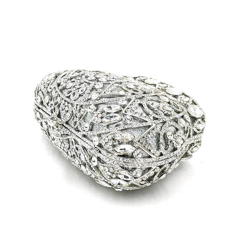 Mulheres festa à noite bolsa diamantes luxo cristal garras elegantes senhoras bolsas festa de casamento nupcial coroa real bolsas saco