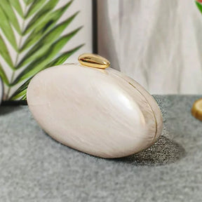 Nova moda acrílico brilhante jantar saco de mão saco de ombro em forma de ovo de ganso crossbody saco