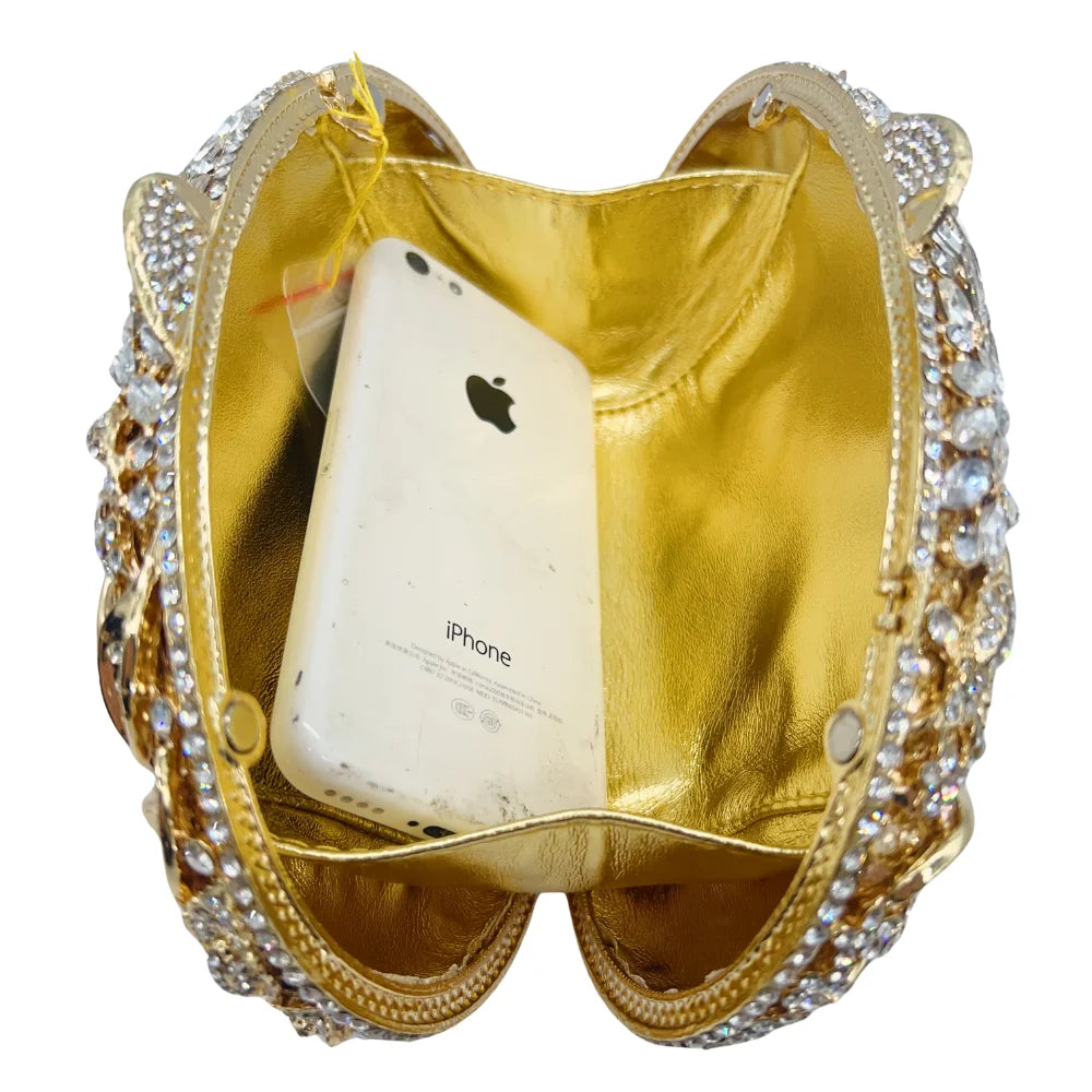 Luxo diamante noite embreagem para mulheres brilhante cristal nupcial festa bolsa moda banquete noiva bolsa acessórios de casamento