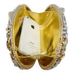 Luxo diamante noite embreagem para mulheres brilhante cristal nupcial festa bolsa moda banquete noiva bolsa acessórios de casamento