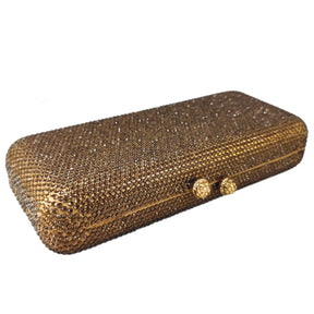 Boutique de fgg feminino marrom cristal noite saco formal festa jantar strass bolsas e bolsas nupcial diamante embreagem bolsa