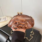Bolsa de mão de noite acrílica em formato irregular, bolsa de mão luxuosa brilhante para mulheres, bolsa para vestido de festa de coquetel