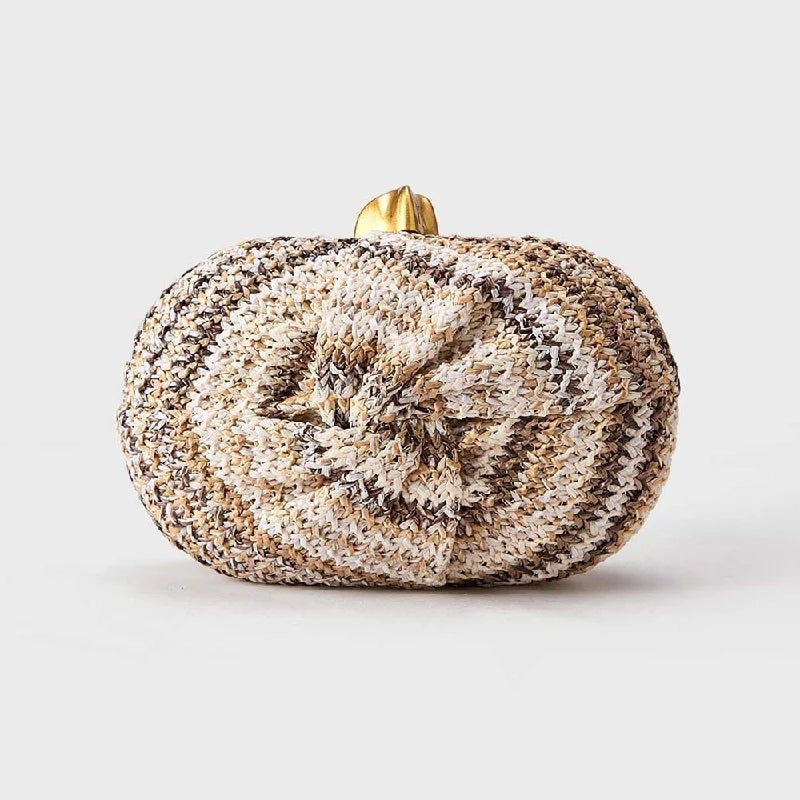 Casamento crossbody saco de embreagem moda nova palha ombro festa à noite multi-cor tecido oval sacos de luxo designer carteira feminina