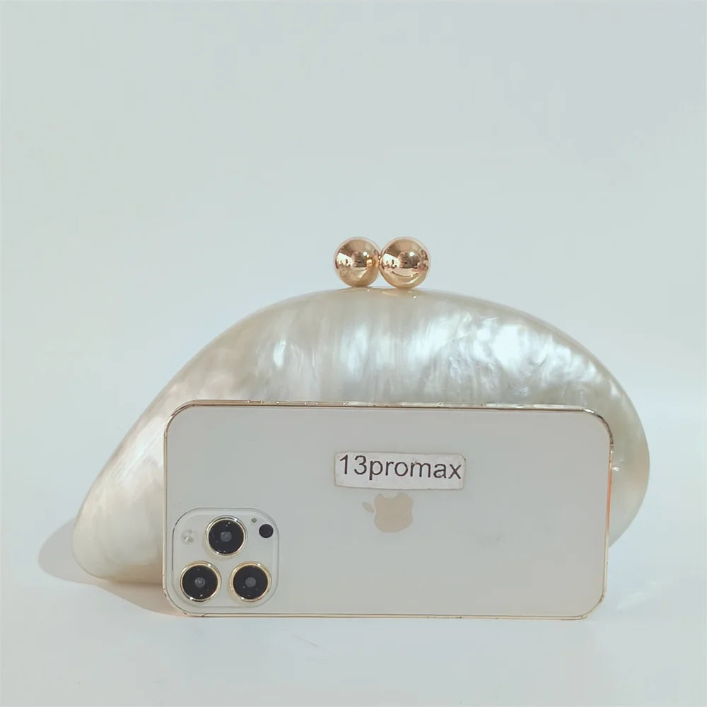 Pérola de mármore bege feminino designer festa à noite bonito feminino ovo bolsa azul atacado senhora acrílico escudo forma saco embreagem