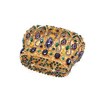 Mulheres festa à noite bolsa diamantes luxo cristal garras elegantes senhoras bolsas festa de casamento nupcial coroa real bolsas saco