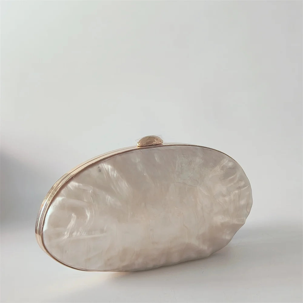 Pro nude concha festa de casamento pequenas bolsas verão praia bolsas ombro bolsa feminina acrílico escudo saco bonito noite saco embreagem