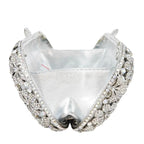Boutique de fgg flor cristal bolsas de embreagem para mulheres elegantes, sacos de noite de strass floral, bolsa dura minaudiere