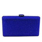 Fgg bolsa de noite cor sólida bolsa de diamante europeia e americana bolsa de banquete bolsa de noiva bolsa de mão de diamante material duro