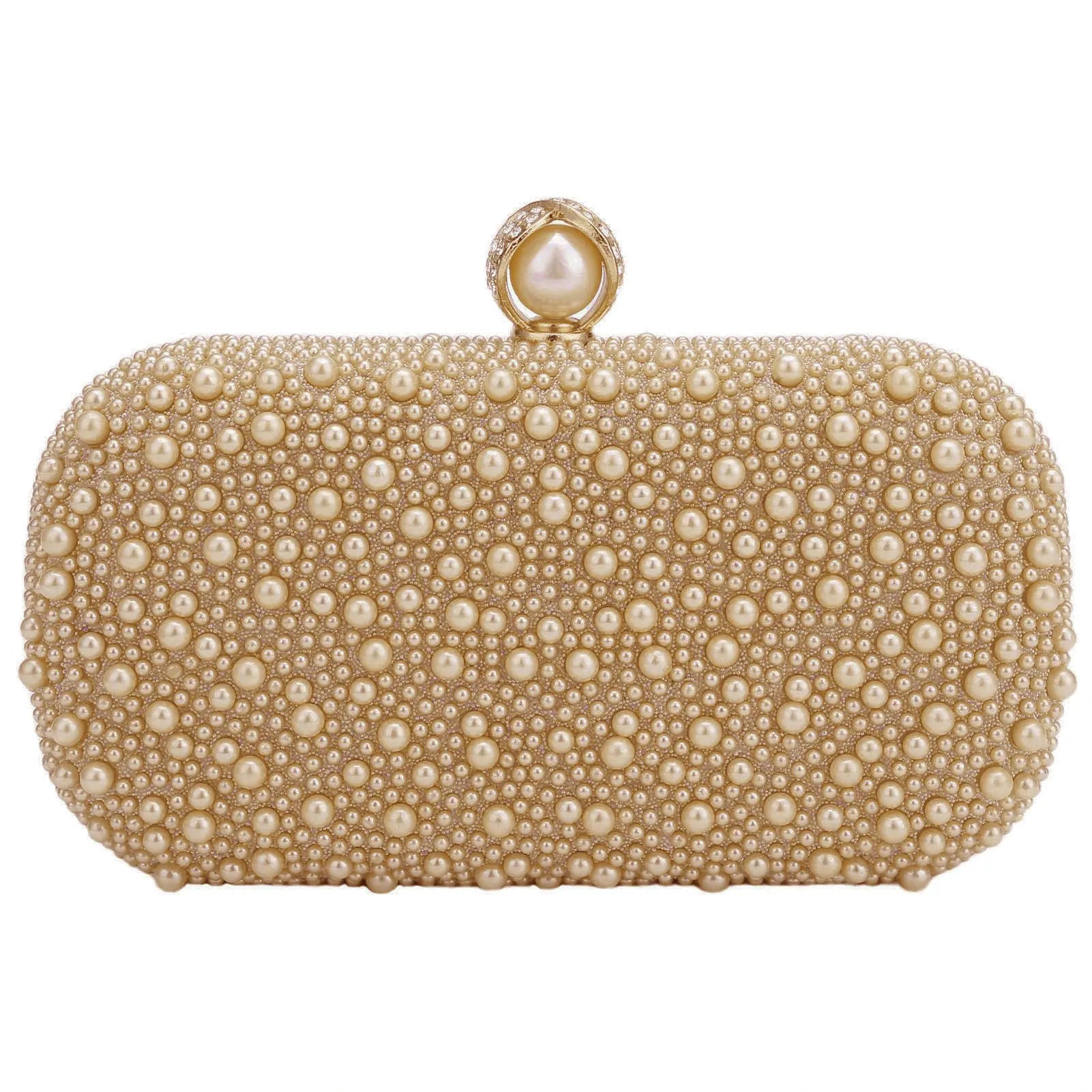 Bolsas de noite femininas pérola frisado bolsa embreagem casamento nupcial garras festa baile senhora crossbody bolsa ombro